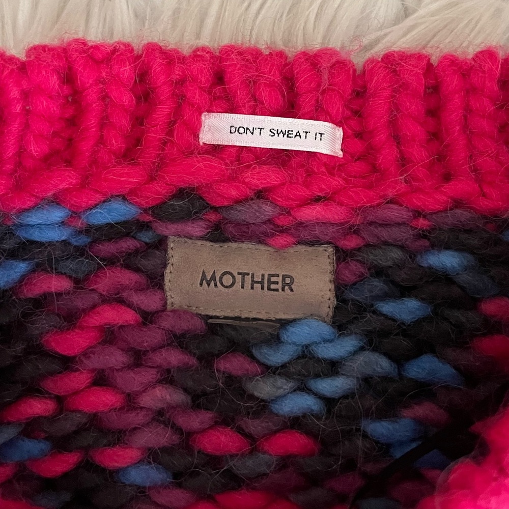 {MOTHER} The Bell Sleeve Jumper Sweater Alpaca and Wool Blend in Chunk of Chain - Picture 10 of 16
